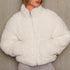 Fashion Cashmere Cardigan Short Jacket Lamb Wool Coat Women - ROUTINE FASHION